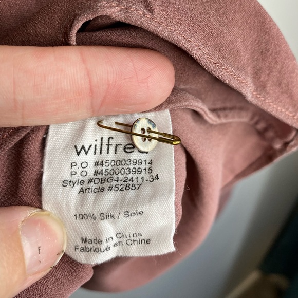 Aritzia | Wilfred Silk L/S Blouse Size XXS - Picture 7 of 12